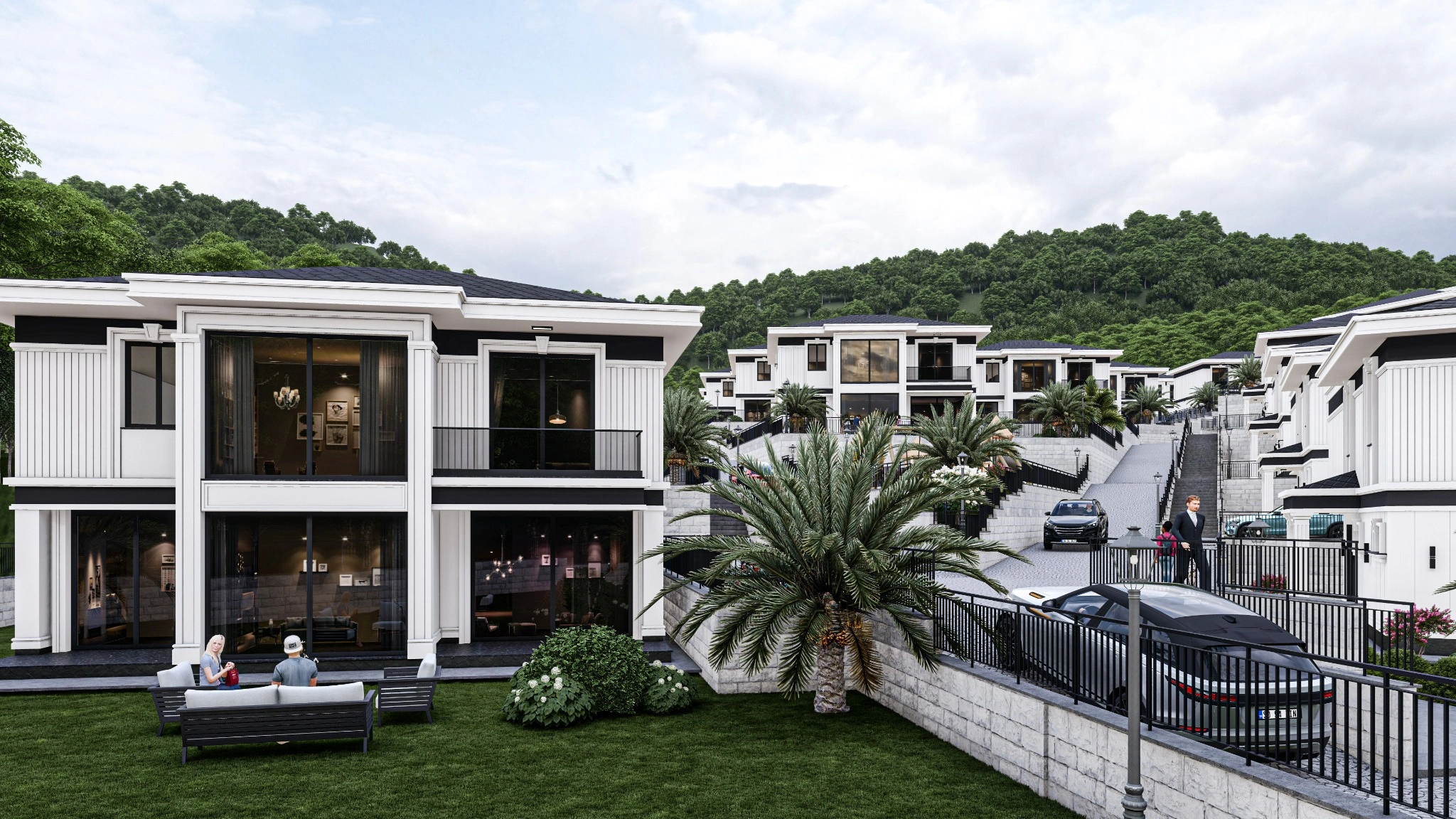 Perla Land villa yaşam alanı